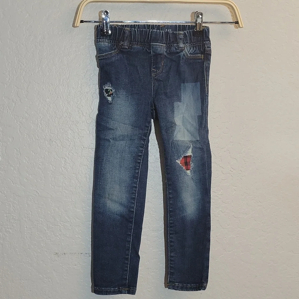 BABY GAP 1969  Distressed Patch Legging Jean